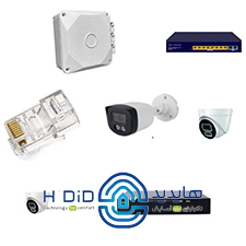 پک دوربین مداربسته 8 کانال ip