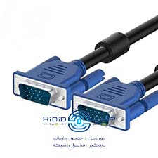 کابل VGA باطول 1.5 متر نو نیم